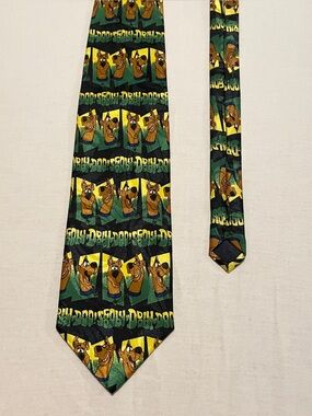Vintage Rene Chagal Scooby Doo Handmade Novelty Tie⁠ 58”